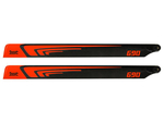1st Main Blades CFK 690mm FBL (Orange)