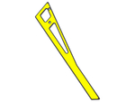 Carbon Vertical Fin Yellow new