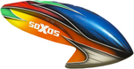 Heli-Professional Kabinenhaube Soxos Blau / Orange